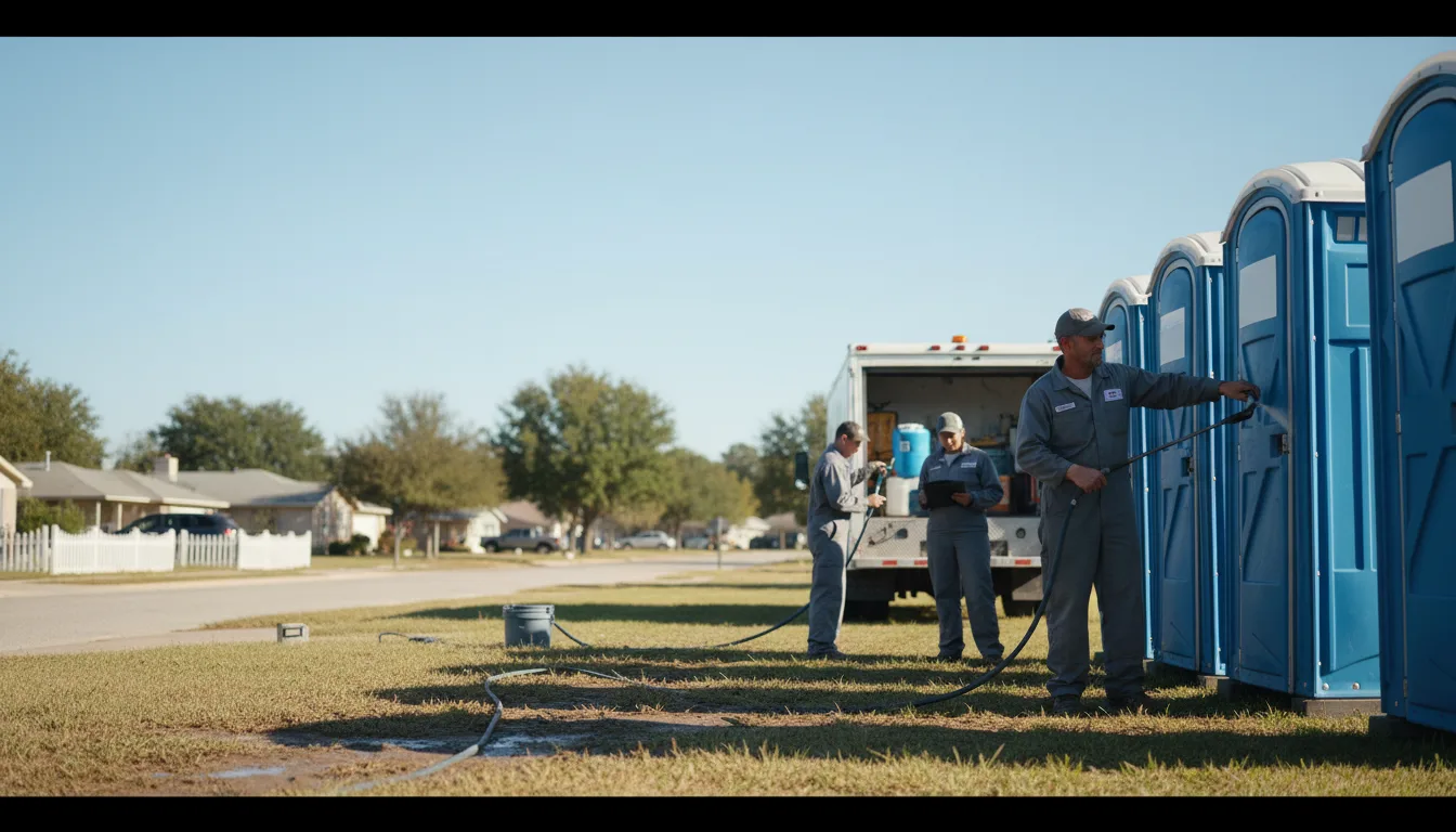 Long-Term Portable Toilet Rental in Corning, OH near me